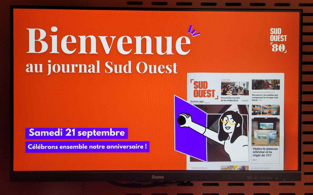 BORDEAUX BASTIDE : J&rsquo;ai visité le journal Sud-Ouest