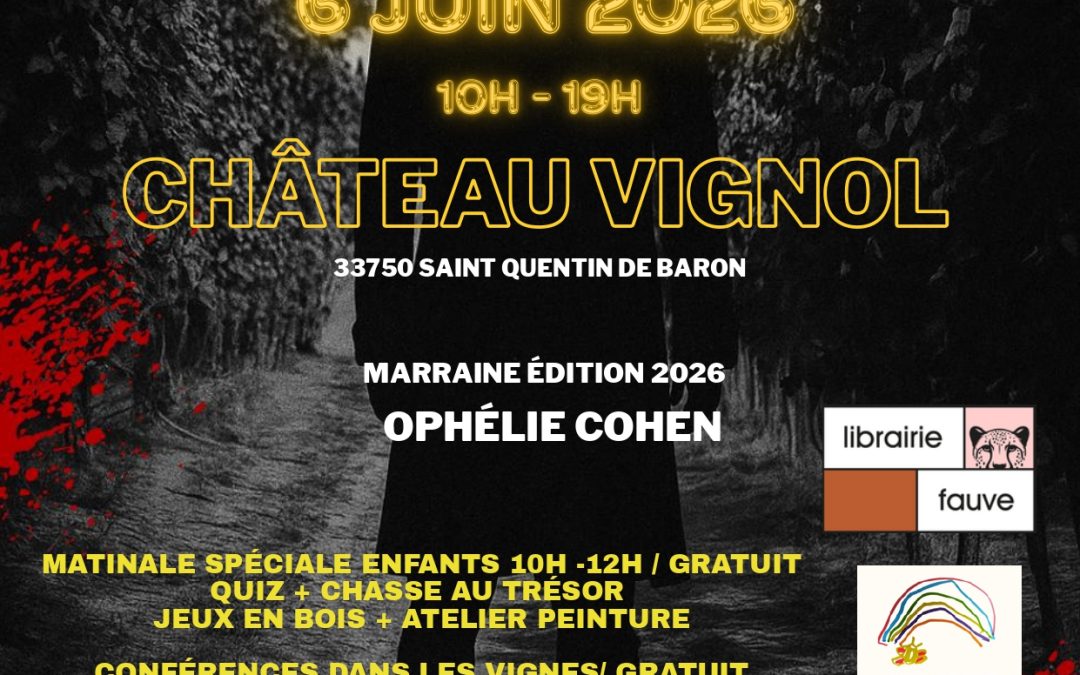Les vignes du crime : un nouveau festival autour du polar
